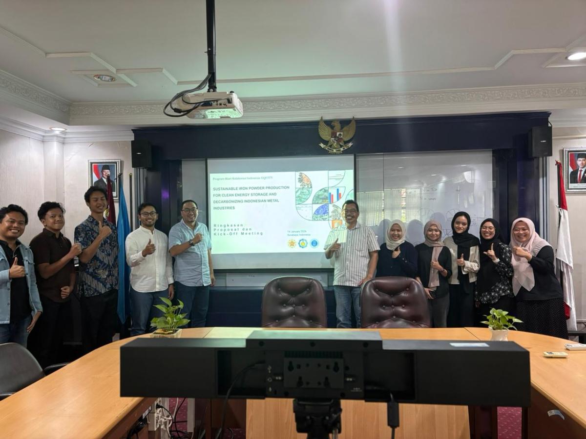 Menjadi Tuan Rumah Kick-off Meeting Program RKI EQUITY tentang Iron Powder&nbsp;Fuels