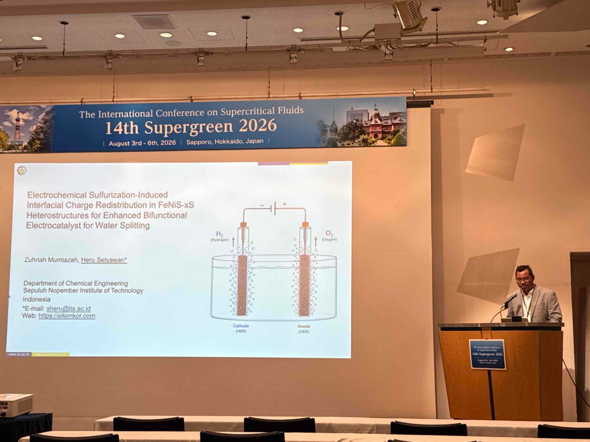 Prof. Heru Setyawan Presentasikan Elektrokatalis Pemecah Air pada Sesi Perdana Electrochemistry di Supergreen&nbsp;2026